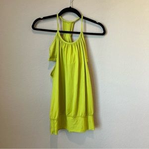 Lululemon Athletica Neon Yellow Tank Top